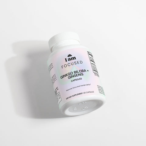I Am Focused - Ginkgo Biloba + Ginseng for Focus and Clarity