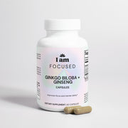 I Am Focused - Ginkgo Biloba + Ginseng for Focus and Clarity